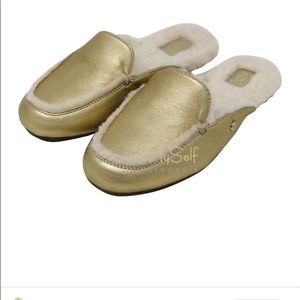 UGG NEW LADIES GOLD SLIDES SIZE9